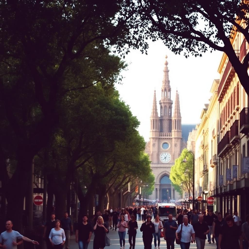 Las Ramblas de Barcelona